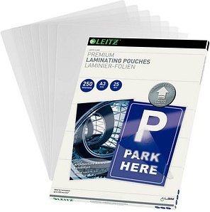 Thumbnail - 25 LEITZ UDT Laminierfolien glänzend für A3 250 micron