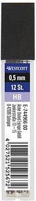 WESTCOTT Feinminen-Bleistiftminen grau HB 0,5 mm, 1 St.