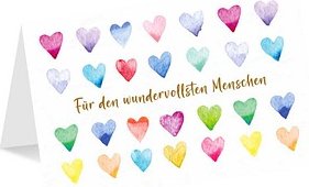 LUMA Grußkarte Für den wundervollsten Menschen LU2778 DIN B6, 1 St.