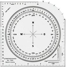 STANDARDGRAPH Zeichenwinkel Kartenwinkelmesser 7355