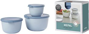 MEPAL Frischhaltedosen-Set Cirqula blau 0,5/1,0/2,0 l, 1 Set