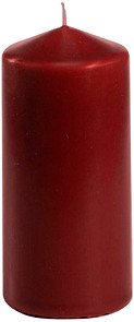 STARPAK Kerze bordeaux, 1 St.