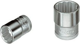 Thumbnail - GEDORE 3/8 Zoll 12-kant Steckschlüsseleinsatz Größe: 13,0 mm