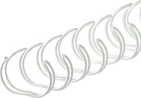 50 LMG Drahtbinderücken weiß für 160 Blatt