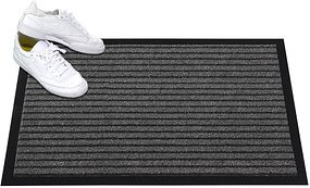 Mercury Fußmatte Grattant anthrazit gemustert 60,0 x 90,0 cm