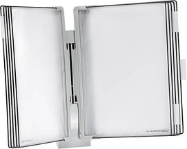 tarifold Wand-Sichttafelsystem Office 714300 DIN A4 grau mit 10 St. Sichttafeln, 1 St.