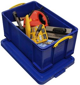 Thumbnail - Really Useful Box Aufbewahrungsbox 64,0 l blau 71,0 x 44,0 x 31,0 cm