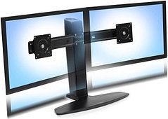 ergotron Monitor-Halterung Neo-Flex Lift Stand 33-396-085 schwarz für 2 Monitore, Tischständer