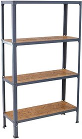 Thumbnail - Simonrack Regal SIMONHOME CLICK PLUS 8425437128912 grau, braun 100,0 x 30,0 x 160,0 cm