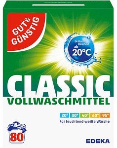 GUT&GÜNSTIG CLASSIC Waschmittel Pulver, 5,2 kg