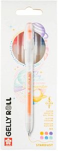 Sakura Gelly Roll Retractable Classic Gelschreiber transparent 0,45 mm, Schreibfarbe: farbsortiert, 6 St.