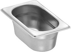 Bartscher GN-Behälter Top Line 1/9 silber 0,6 l, 1 St.