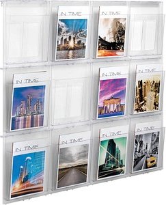 helit Wandprospekthalter the placativ transparent DIN A4