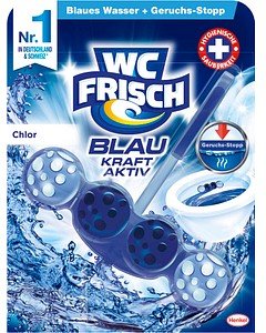 WC FRISCH BLAU KRAFT AKTIV WC-Duftspüler Chlor, 50,0 g