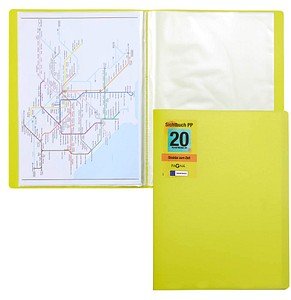 PAGNA School Sichtbuch DIN A4, 20 Hüllen lindgrün, 1 St.