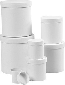 Creativ Company Geschenkboxen-Set weiß