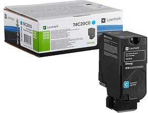 Lexmark 74C20C0 cyan Toner