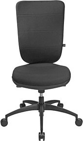 Thumbnail - Topstar Bürostuhl Soft Pro 100, NN400 T20 Stoff schwarz, Gestell schwarz