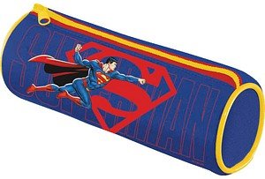 maped Schlampermäppchen SUPERMAN blau mit Superman-Design, 21,0 x 6,5 cm