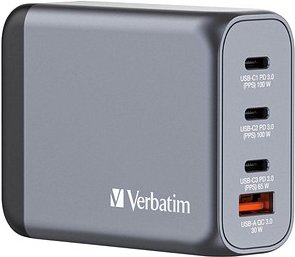 verbatim GNC-100 Ladeadapter grau, 100 W