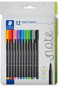 Thumbnail - STAEDTLER triplus® Fineliner farbsortiert 0,3 mm, 12 St.