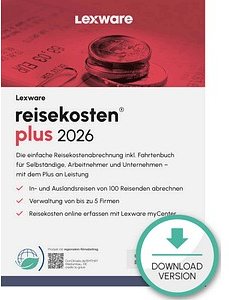 Thumbnail - LEXWARE Reisekosten Plus 2026 Software Vollversion (Download-Link)