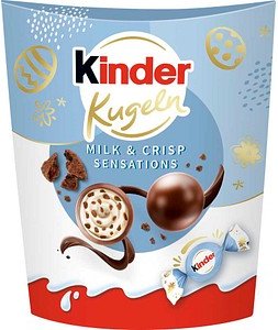 kinder Kugeln MILK & CRISP SENSATIONS Schokobonbons 90,0 g