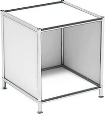 viasit Aktenregal System4 weiß 40,4 x 40,4 x 43,2 cm