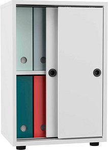 Thumbnail - VCM my office Schiebetürenschrank Ulas, 919817 weiß 1 Fachboden 49,0 cm 37,7 cm