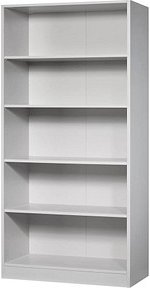 HAMMERBACHER Aktenregal Orbis lichtgrau 100,0 x 40,0 x 200,4 cm, 1 St.