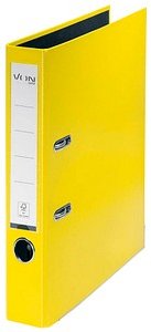 VON LEITZ Ordner gelb Karton 5,0 cm DIN A4