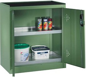 CP Umweltschrank 8821-315 S10163 resedagrün 93,0 x 50,0 x 100,0 cm, aufgebaut, 1 St.