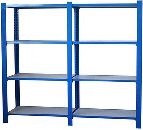Thumbnail - Simonrack Weitspannregal OFFICLICK 8435104999233 blau, weiß 180,0 x 30,0 x 150,0 cm