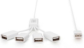 Thumbnail - DIGITUS USB-Hub DA-70216 4-fach weiß