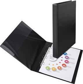 Thumbnail - VELOFLEX Ringbuch 4-Ringe schwarz 4,0 cm DIN A3 hoch, 1 St.