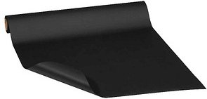 JUNG SCHÖNER VERPACKEN Geschenkpapier Vollton Uni schwarz, 20,0 m