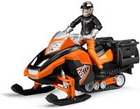 bruder Snowmobil mit Fahrer 63101 Spielzeugauto