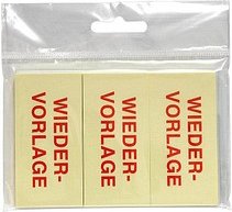 inFO Haftmarker gelb "WIEDERVORLAGE" 3x 50 Streifen