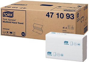 Thumbnail - TORK Papierhandtücher 471093 Xpress® H2 Universal Interfold-Falzung 1-lagig 5.000 Tücher