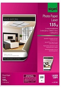 Thumbnail - SIGEL Fotopapier LP341 DIN A4 hochglänzend 135 g/qm 200 Blatt