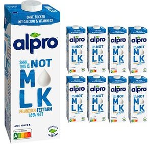 alpro® THIS IS NOT M*LK Haferdrink 1,8 % 8x 1,0 l