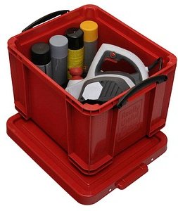 Thumbnail - Really Useful Box Aufbewahrungsbox 35,0 l rot 48,0 x 39,0 x 31,0 cm