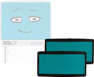 2 COLOP Stempelkissen Nio School fresh mint 14,1 x 9,2 cm