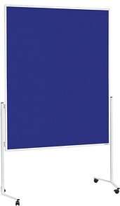 Thumbnail - magnetoplan Moderationswand 120,0 x 150,0 cm marineblau