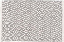 Thumbnail - WENKO Badematte Abai hellgrau, weiß 50,0 x 80,0 cm