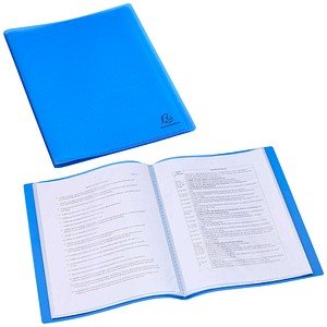 Exacompta Opak Sichtbuch DIN A4, 30 Hüllen hellblau, 1 St.