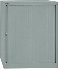 BISLEY Rollladenschrank silber 2 Fachböden 80,0 x 43,0 x 103,0 cm