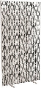 PAPERFLOW Trennwand easyScreen Black & White, 60485 bunt 94,0 x 173,4 cm, 1 St.