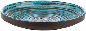 APS Teller CANCUN blau/braun 18,0 cm
