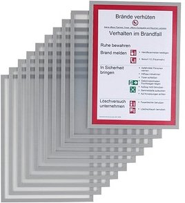 FRANKEN Magnetrahmen ECO grau A4, 10 St.